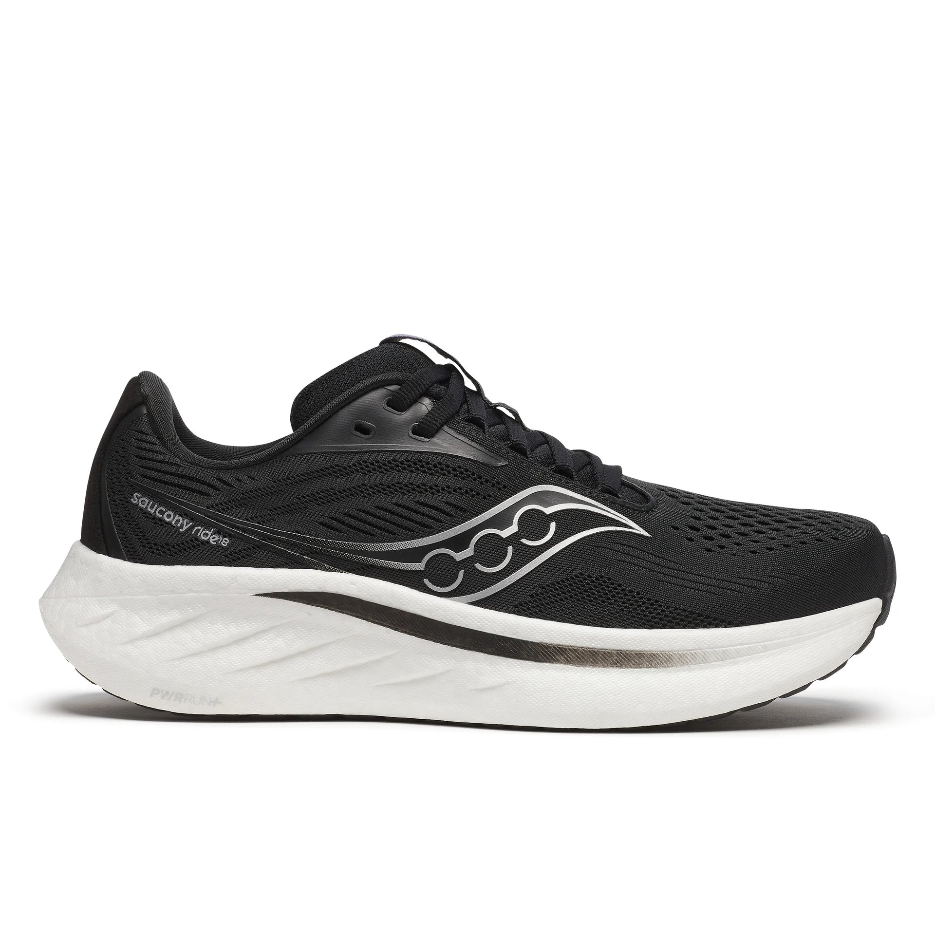 SAUCONY サーコニーライド18 ブラック ホワイト(W) Saucony公式】サッカニー RIDE 18 | ライド18 | オンライン