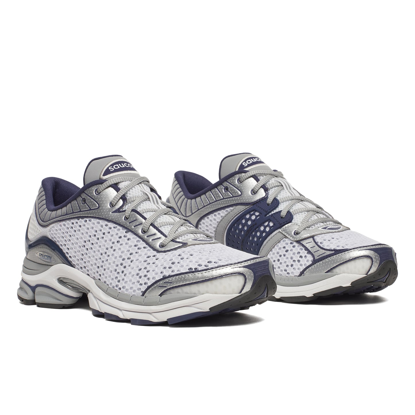 シルバー／ネイビー